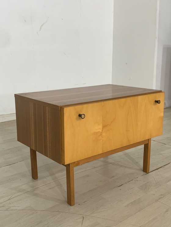 Image 1 of 2X Mid - Century bedside table bedside cabinets side tables vintage