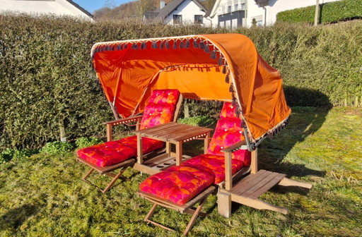 Multifunctionele meubelstukken uit het midden van de 20e eeuw, model "Hawaii" (Oswald Brunn) – Origineel uit (photo 2 of 12)