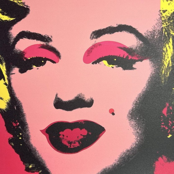 Image 1 of 1986 Carnegie Museum of Art After Andy Warhol "Marilyn Monroe" Lithograph