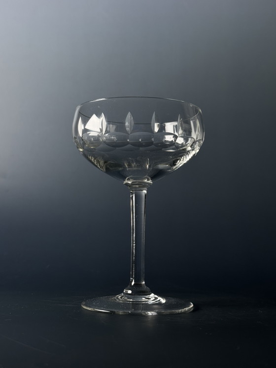 Image 1 of 6 Cocktailglazen - Verreries Doyen, jaren 1930