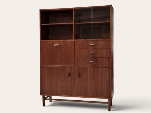 Mid Century Highboard – high boards, Wood