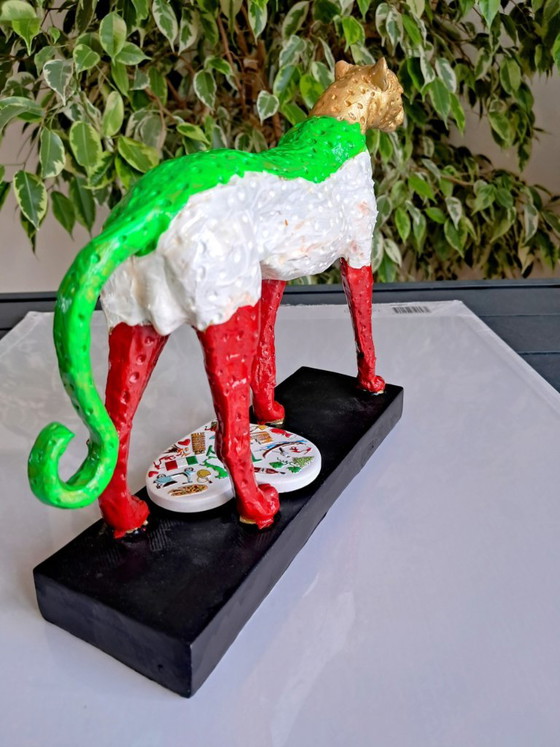 Enzo SAN MARCO - Il Ghepardo - Künstlerskulptur – Bildhauerei (photo 5 of 11)