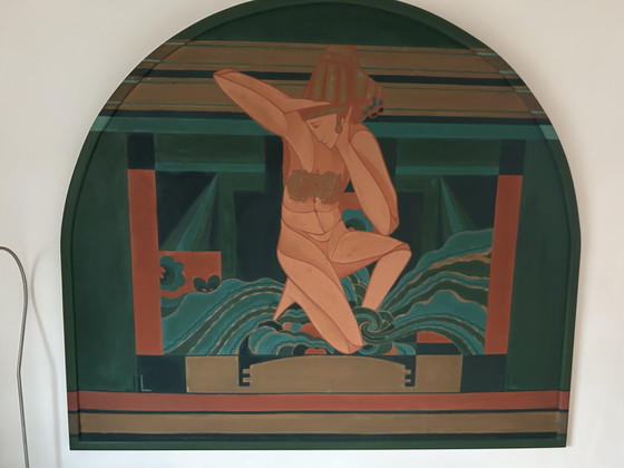 Image 1 of Dipinto Art Nouveau, pannello, art déco