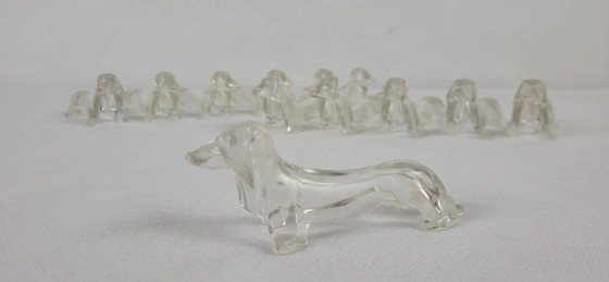12 porte-couteaux teckel/basset en plastique, années 1970 – Accessoires de table, Plastic, Vintage (photo 3 of 4)