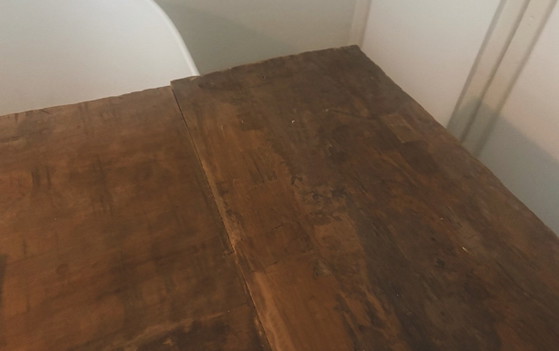 Rustikaler Holzesstisch, Esstische, Braun, Rustic (Foto 3 von 5)