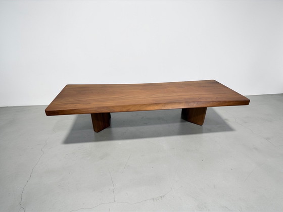 Image 1 of Houten salontafel PLANA, ontworpen door Charlotte Perriand voor Cassina.