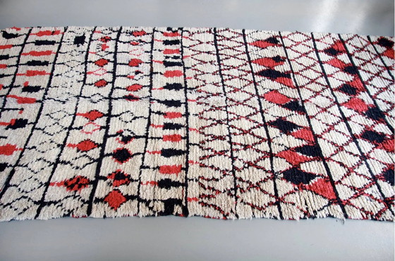 Berber tapijt Beni Ouarain origineel oud vintage – Vloerkleden en tapijten, Wool, Cotton (photo 4 of 5)