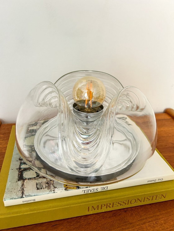 Image 1 of Plafonnier vintage Peil & Putzler 'Wave'