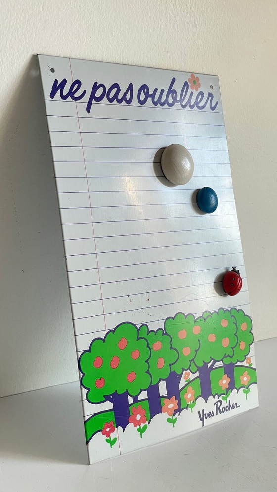 Image 1 of Yves Rocher Vintage Metalen Herinneringsblok