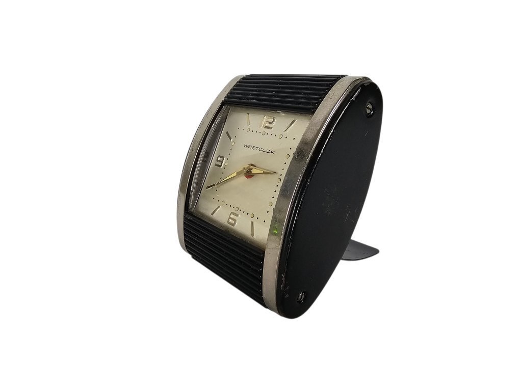 アメリカ製 50's？ WESTCLOX electric ヴィンテージ 時計 Westclox Travel Clock - Black Casing - America - 1950s | €100