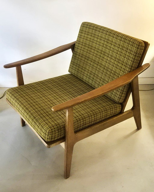 Sillón vintage estilo bumerán, 1960