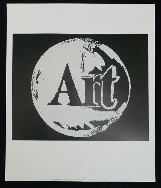 Image 1 of Andy Warhol, Gesigneerd Met Registratie In Impressum Copyright 'De Andy Warhol Foundation For The Visual Arts, Inc.' Offsetlitho