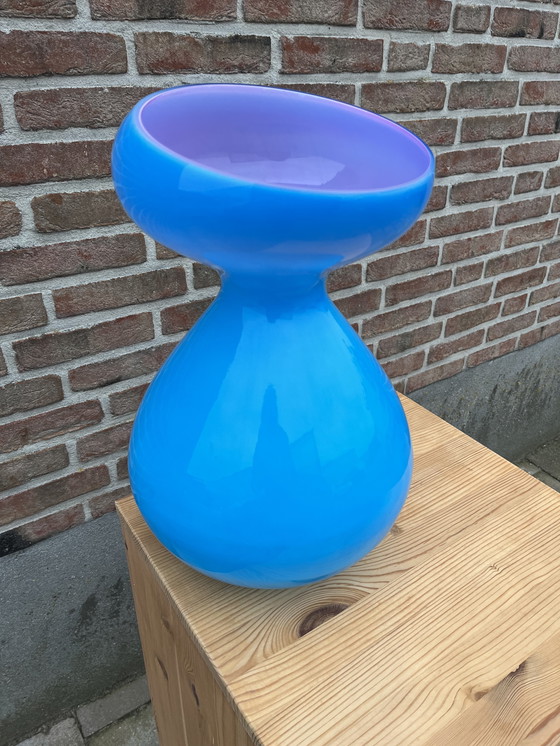 Image 1 of Vintage large space age Murano vase