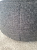 Canapé Bloq avec pouf Barrel, design sur stock