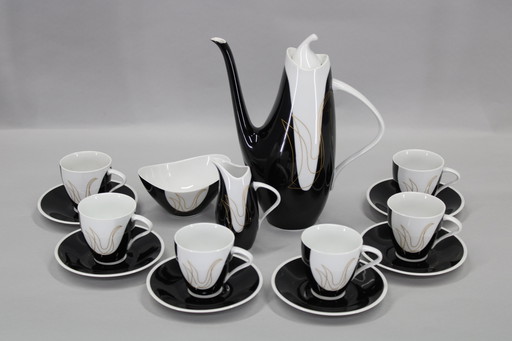 1960S Thee- of koffieservies "Elka" van Jaroslav Jezek voor Brezova-Pirkenhammer, Tsjecho-Slowakije