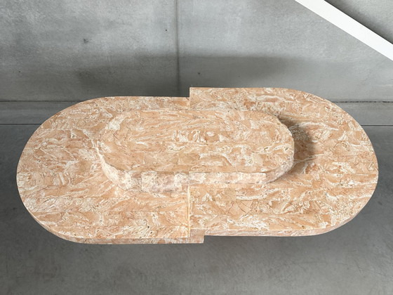 Vintage mactanstone salontafel jaren 80 – Steen (photo 4 of 7)