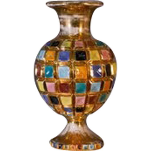 Jarrón vintage de cerámica coloreada, década de 1950-1960