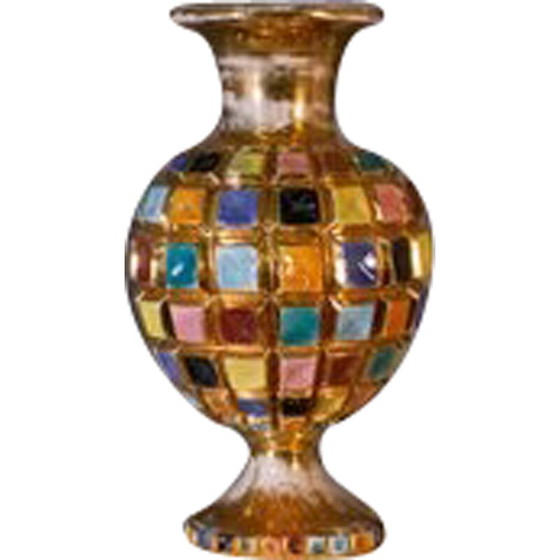 Image 1 of Vintage colored ceramic vase, 1950-1960s