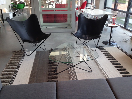 Image 1 of Mesa de centro Butterfly, triángulo con tapa de cristal