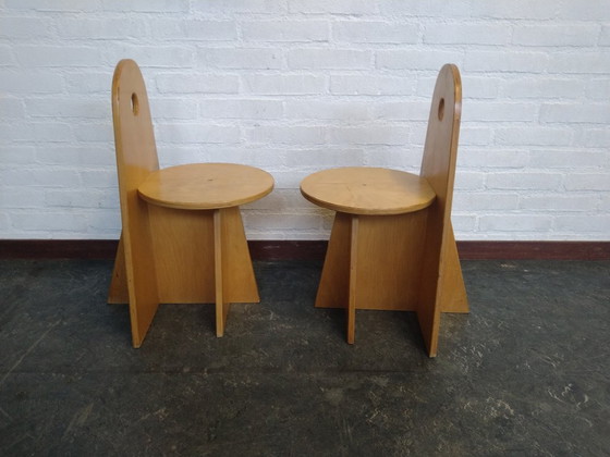 Image 1 of Design set of high chairs + table by ROLF