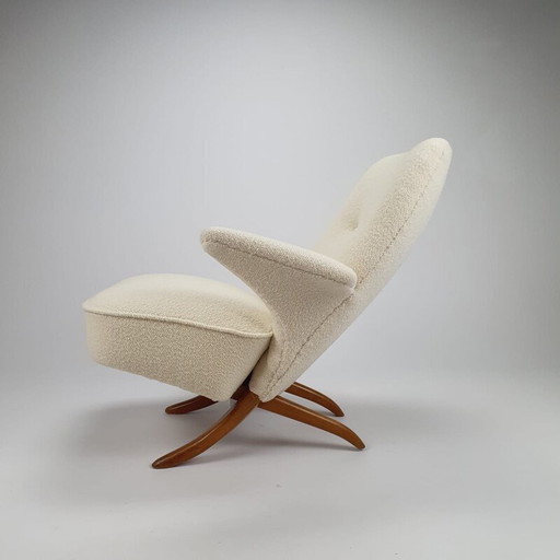 Moderne vintage pinguïnstoel van Theo Ruth voor Artifort, 1950