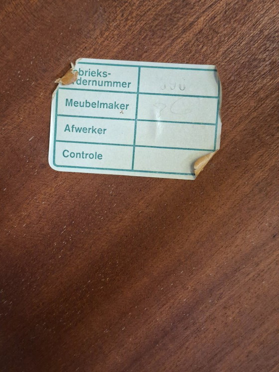 Image 1 of Vintage teak houten bijzettafel, 1960s