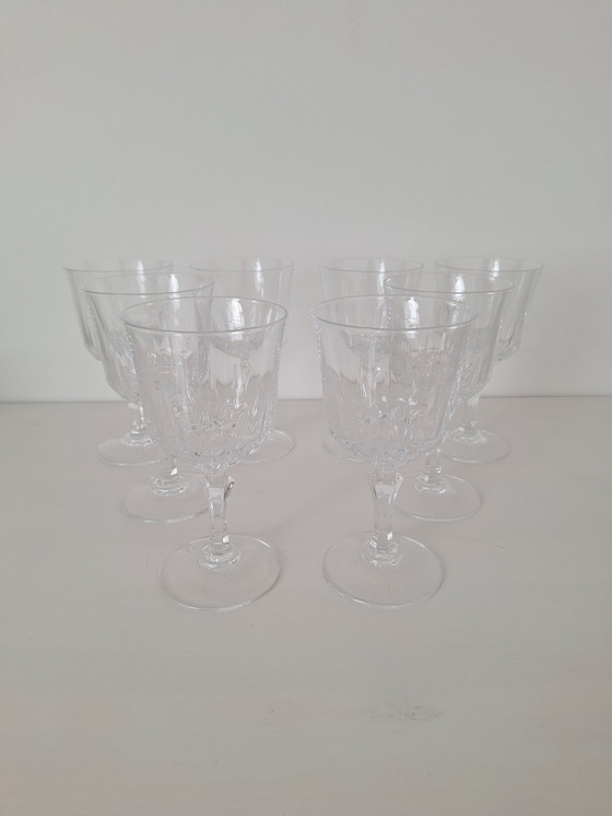 Image 1 of Verres À Vin Cristal D'Arques Vintage