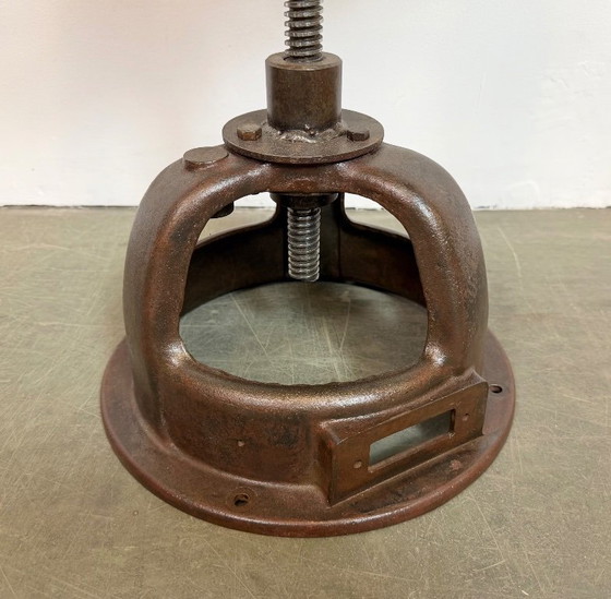 Image 1 of Vintage industriële draaistoel, jaren 1950