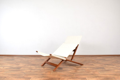 Fauteuil/méridienne danoise de style Mid-Century par Lauge Vestergaard pour Cado, années 1960.