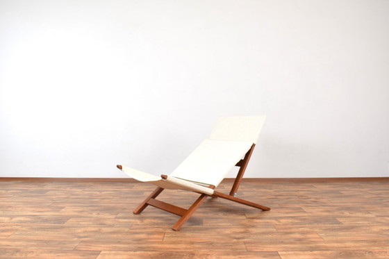 Image 1 of Fauteuil/méridienne danoise de style Mid-Century par Lauge Vestergaard pour Cado, années 1960.