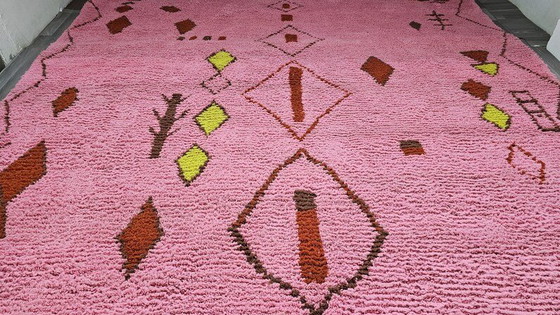 Grand tapis berbère rose en laine 270/360cm – Wool (photo 7 of 7)