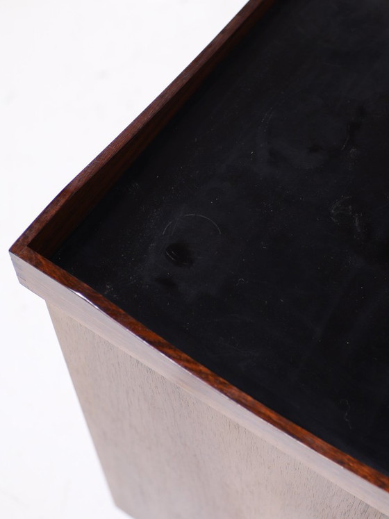 Image 1 of Bar cart trolley with tray, rosewood, Danish, 1960s