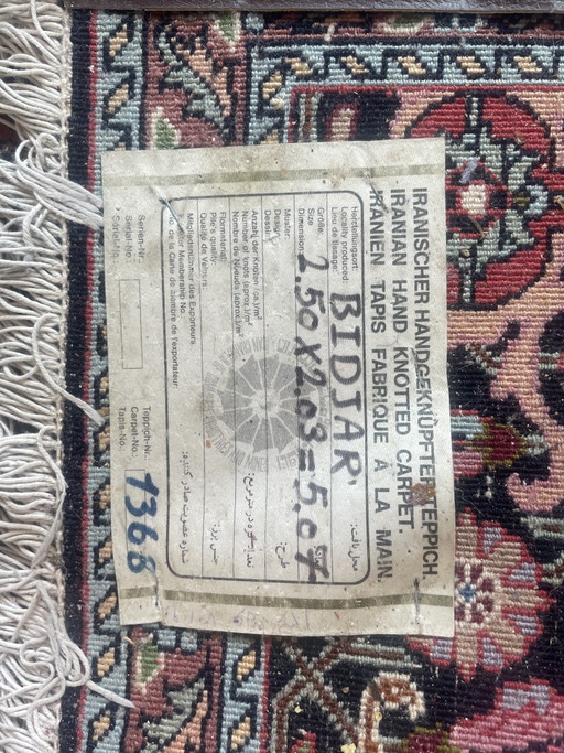 Tapis persan Bidjar noué à la main