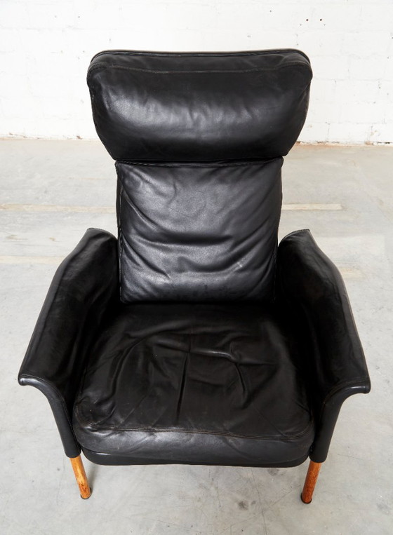 Hans Olsen Highback Armchair for C.S. Møbler – CS Mobler, Leather (photo 15 of 16)
