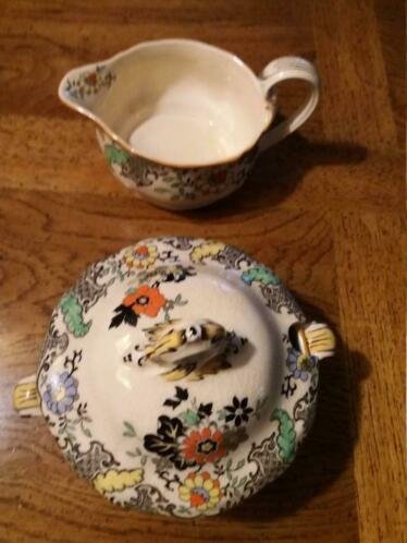 Image 1 of 43 pièces 19ème Nouveau Chantilly Century Style Doulton RN 537783