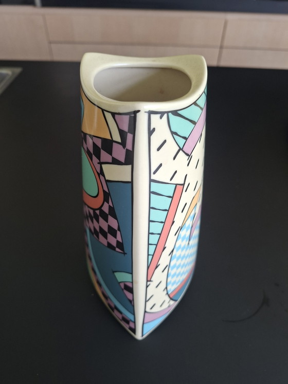 Vintage Rosenthal FLASH – Vase & Bowl – Design by Dorothy Hafner (1980s) – Crockery, Porcelain (photo 5 of 6)