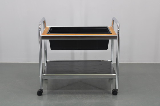 Image 1 of Carrello portafiori, porta erbe aromatiche o porta bar anni '70, Danimarca