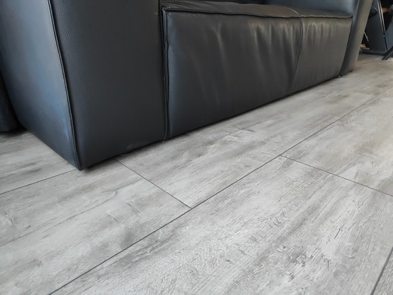 Image 1 of Toledo 2-Sitzer-Sofa aus schwarzem Leder