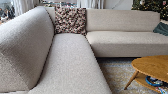 Divano angolare elegante 'Dune' di Cartel Living, Divani angolari, Tessile, Legno, Beige (foto 5 di 8)