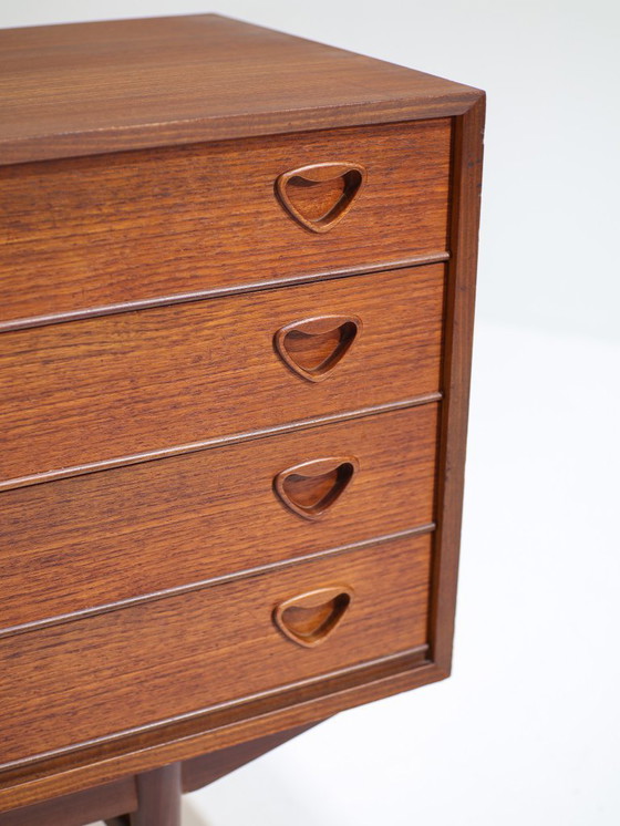 Image 1 of Danish vintage teak lowboard sideboard