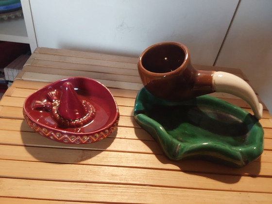 Image 1 of 2 cendriers kitsch marque JOAL 