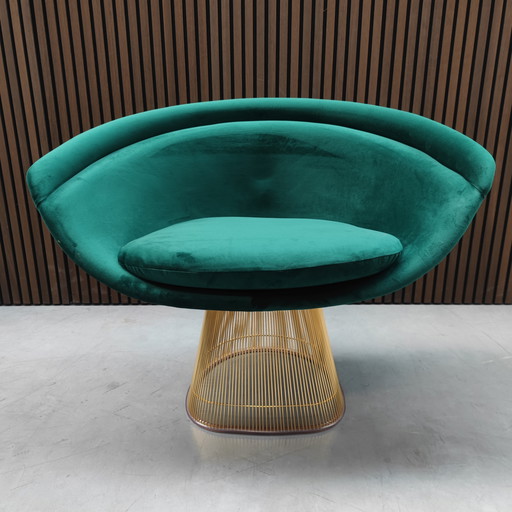 Knoll Platner Lounge Chair - Groene Velours