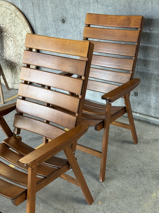 Image 1 of Set of 4 Herlag Folding Chairs