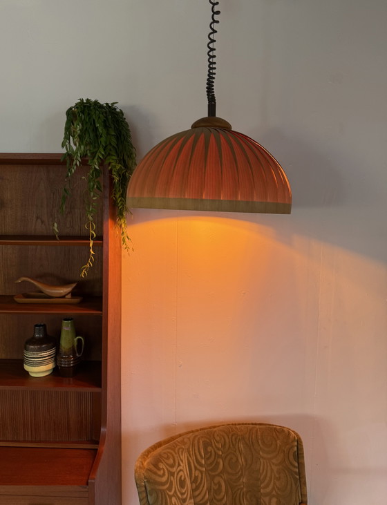 Image 1 of Lampada a sospensione vintage a stecche, Hans Agne Jakobsson anni '60