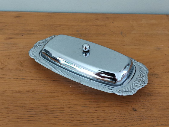 Image 1 of Mantequera antigua de aluminio