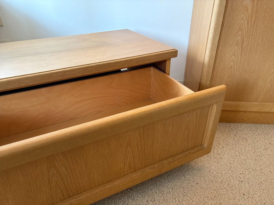 Image 1 of Mueble modular de pared Hülsta de roble claro en perfecto estado.