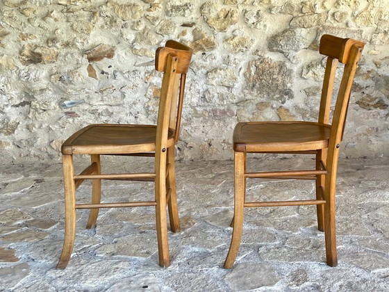 Image 1 of Vintage Bistro Chairs from Luterma, 1950s, Set of 2