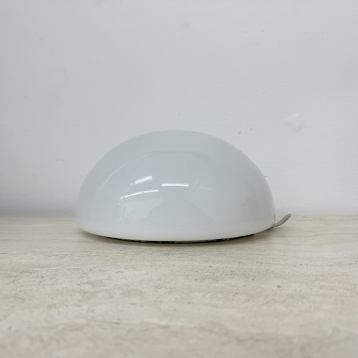 Gispen Deckenleuchte Holländisches Design Glas, 1930'S