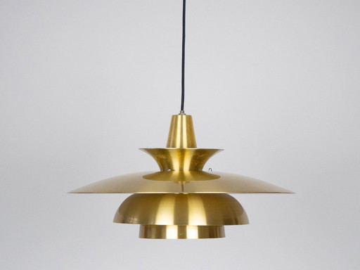 Danish vintage Roma pendant lamp by Junge, 1980s