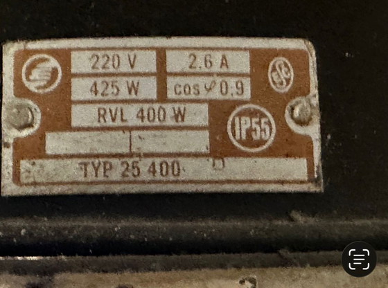 Image 1 of Original French Industrial Factory Lamps